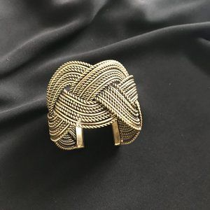 Jewelry, Cookie Lee brand Gold Cuff Bracelet